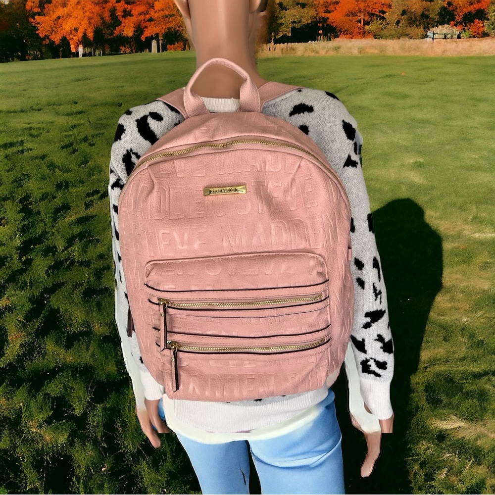 NWOT Steve Madden faux leather backpack large